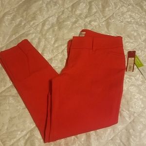 🍎 Red Merona ankle dress pants size 4